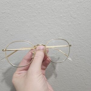 Ray Ban gold reading glasses RB6472